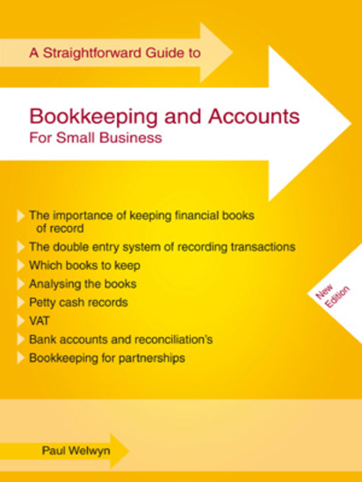 Title details for Bookkeeping and Accounts for Small Business by Paul Welwyn - Available